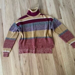 Urban outfitters stripped turtleneck sweater